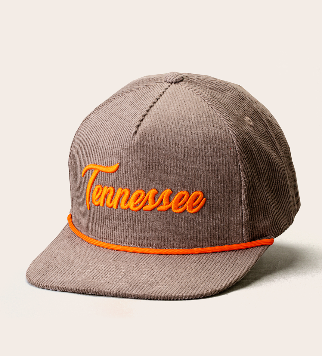 THE UNION ユニオン HK HAT noroll creek グレー The University of Tennessee Corduroy Snapback - Smokey Grey