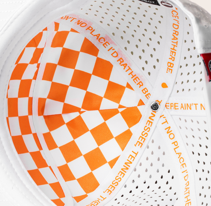 The University of Tennessee Hydrometric Water-Resistant Hat - White