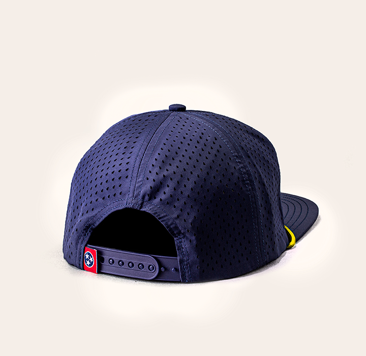 Tennessee Tristar Hydrometric Water-Resistant Hat - Navy & Gold