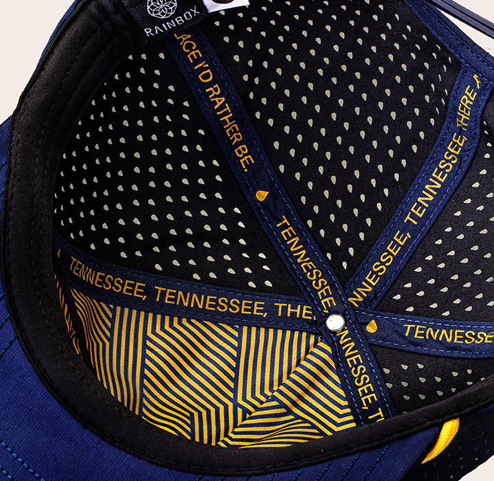 Tennessee Tristar Hydrometric Water-Resistant Hat - Navy & Gold