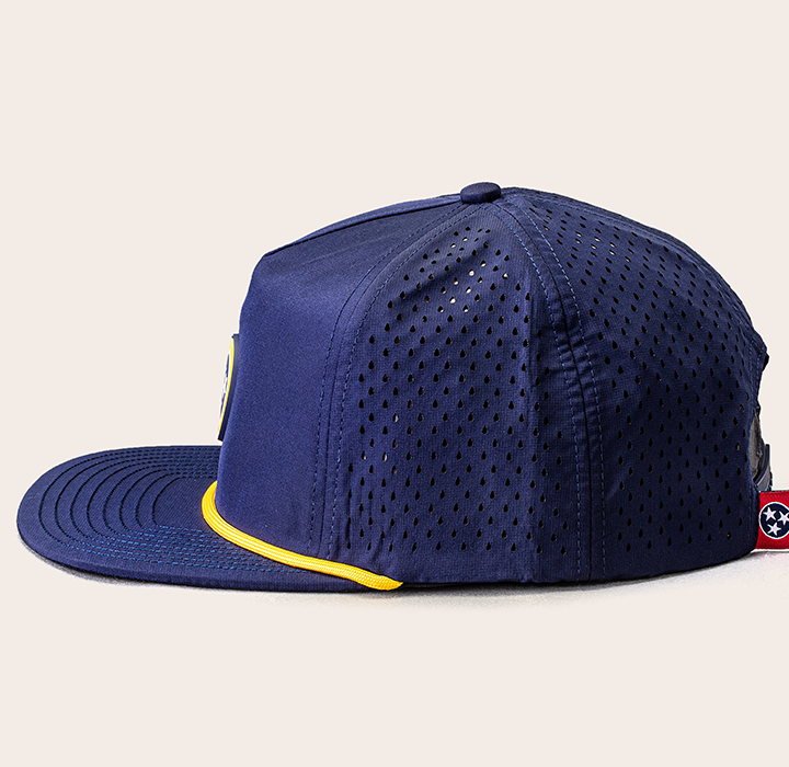 Tennessee Tristar Hydrometric Water-Resistant Hat - Navy & Gold