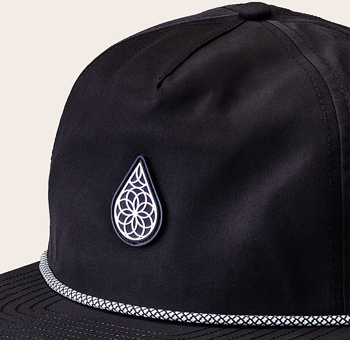 RAINBOX Hydrometric Water-Resistant Hat - Black