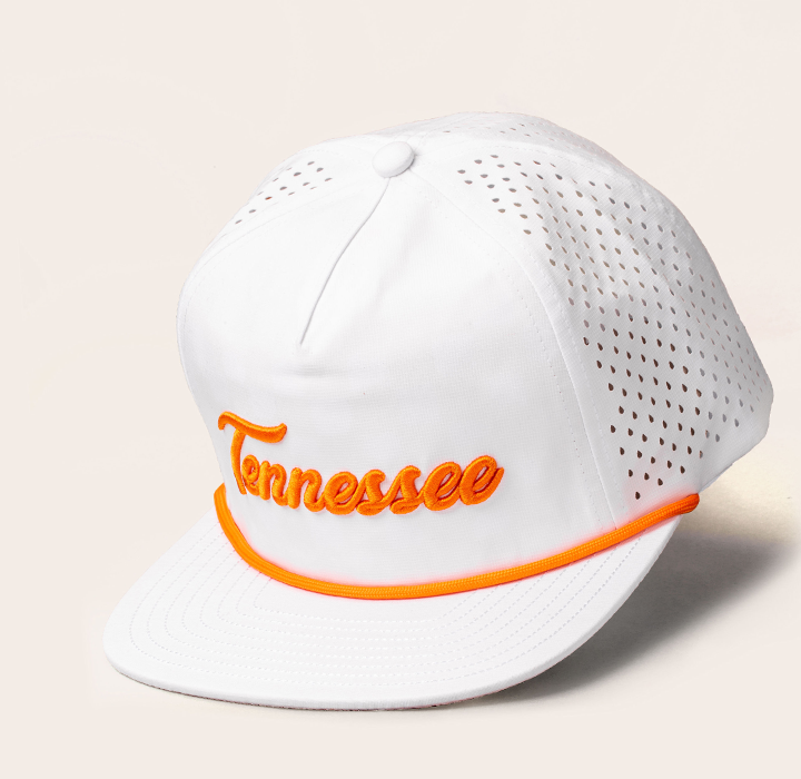 Tennessee Hydrometric Water-Resistant Hat - White