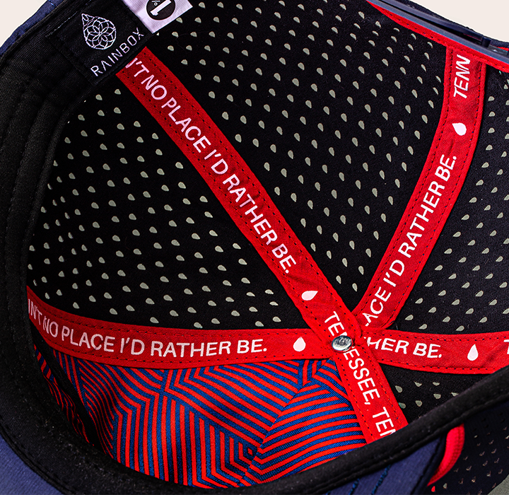 Tennessee Tristar Hydrometric Water-Resistant Hat - Blue & Red