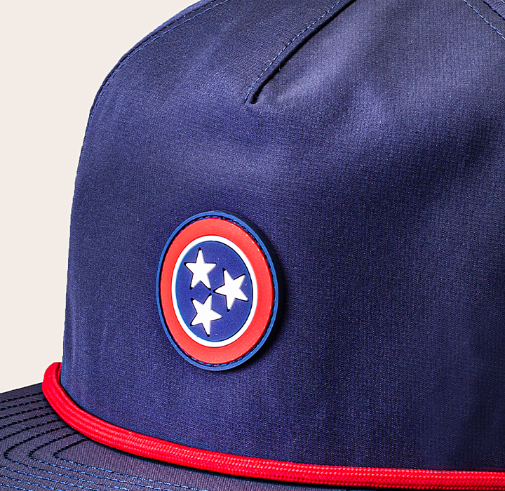 Tennessee Tristar Hydrometric Water-Resistant Hat - Blue & Red