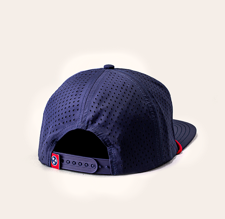 Tennessee Tristar Hydrometric Water-Resistant Hat - Blue & Red