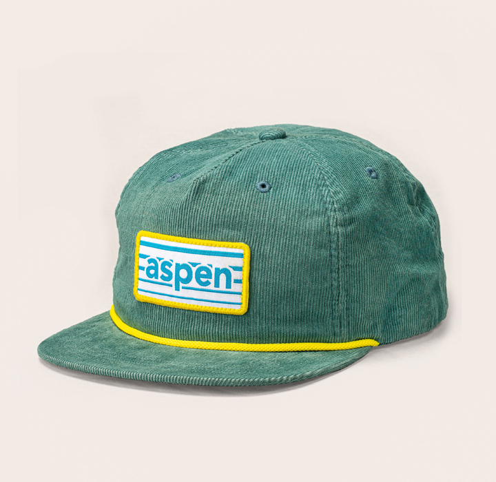 Aspen Corduroy Snapback - Blue