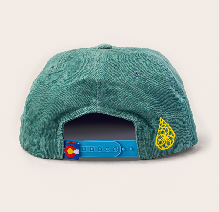Aspen Corduroy Snapback - Blue