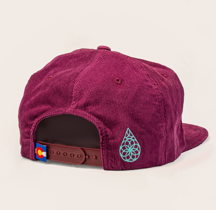 Aspen Corduroy Snapback - Purple