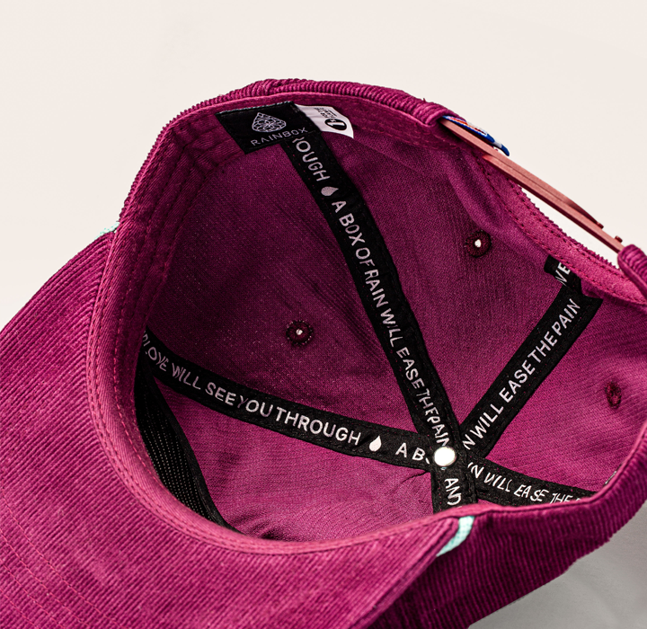 Aspen Corduroy Snapback - Purple