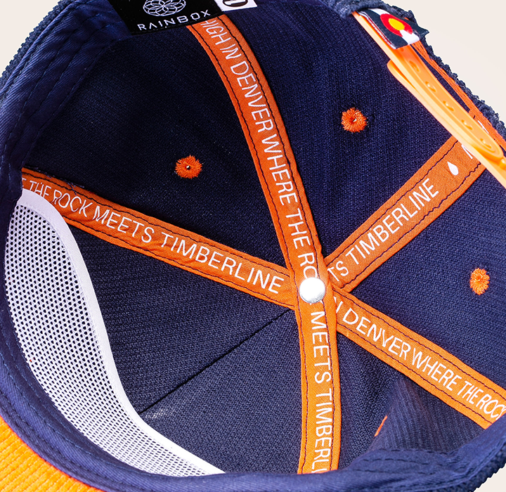 Denver Corduroy Snapback - Blue