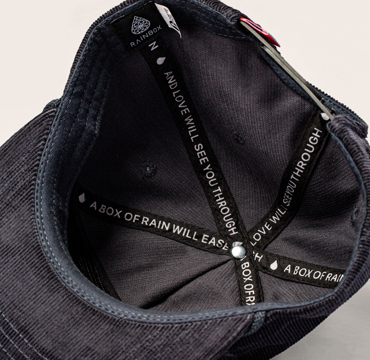 Knoxville Mtns Corduroy Snapback - Black