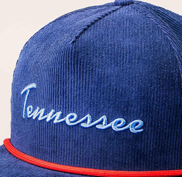 Tennessee Corduroy Snapback - Navy