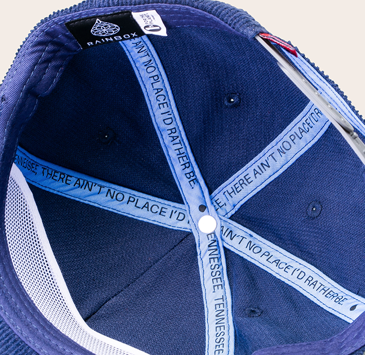 Tennessee Corduroy Snapback - Navy