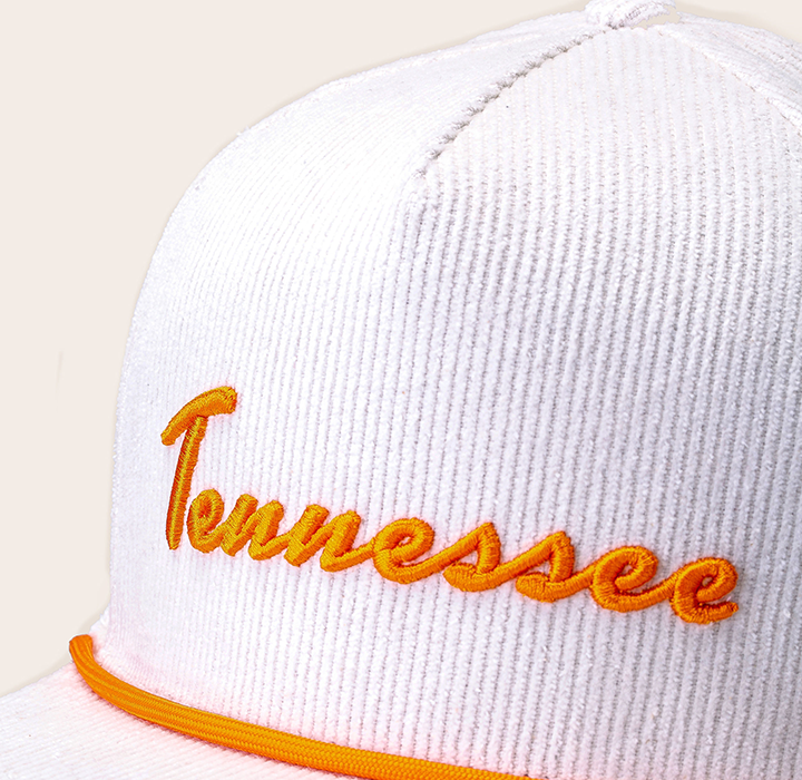 The University of Tennessee Corduroy Snapback - White